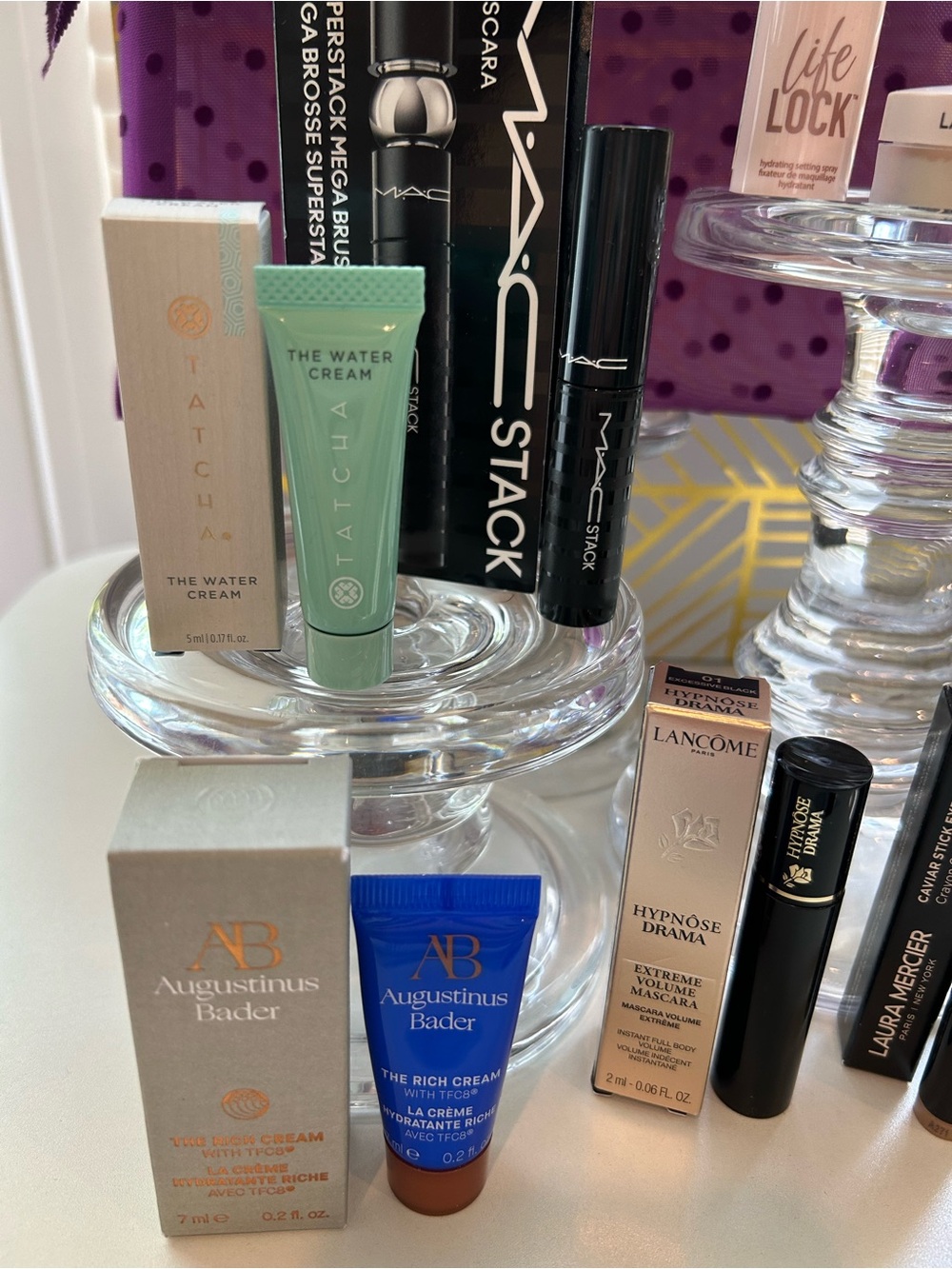 ✨ Luxury Beauty Travel Set | 9 Piece Bundle + Cosmetic Bag | Tatcha, Keratase✨ - Picture 2 of 5